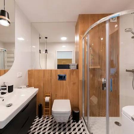 Blue Mare Posesja Kapitanska 70m Beach, Parking, Rowery Appartamento