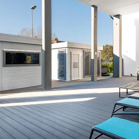 Апартаменты Blue Mare Posesja Kapitanska 70m Beach, Parking, Rowery