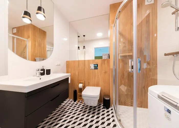 Apartamento Blue Mare Posesja Kapitanska 70m Beach, Parking, Rowery *