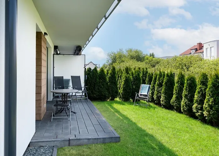 Blue Mare Posesja Kapitanska 70m Beach, Parking, Rowery * Grzybowo (West Pomeranian)