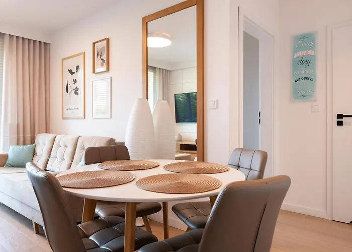 Blue Mare Posesja Kapitanska 70m Beach, Parking, Rowery * Grzybowo (West Pomeranian)