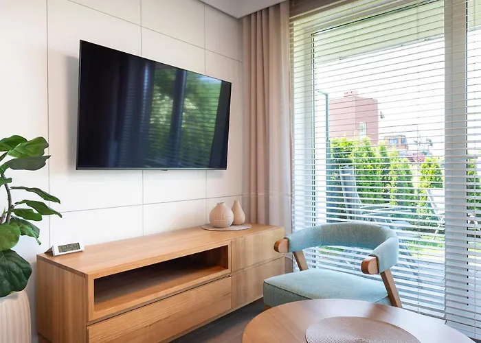 Apartamento Blue Mare Posesja Kapitanska 70m Beach, Parking, Rowery